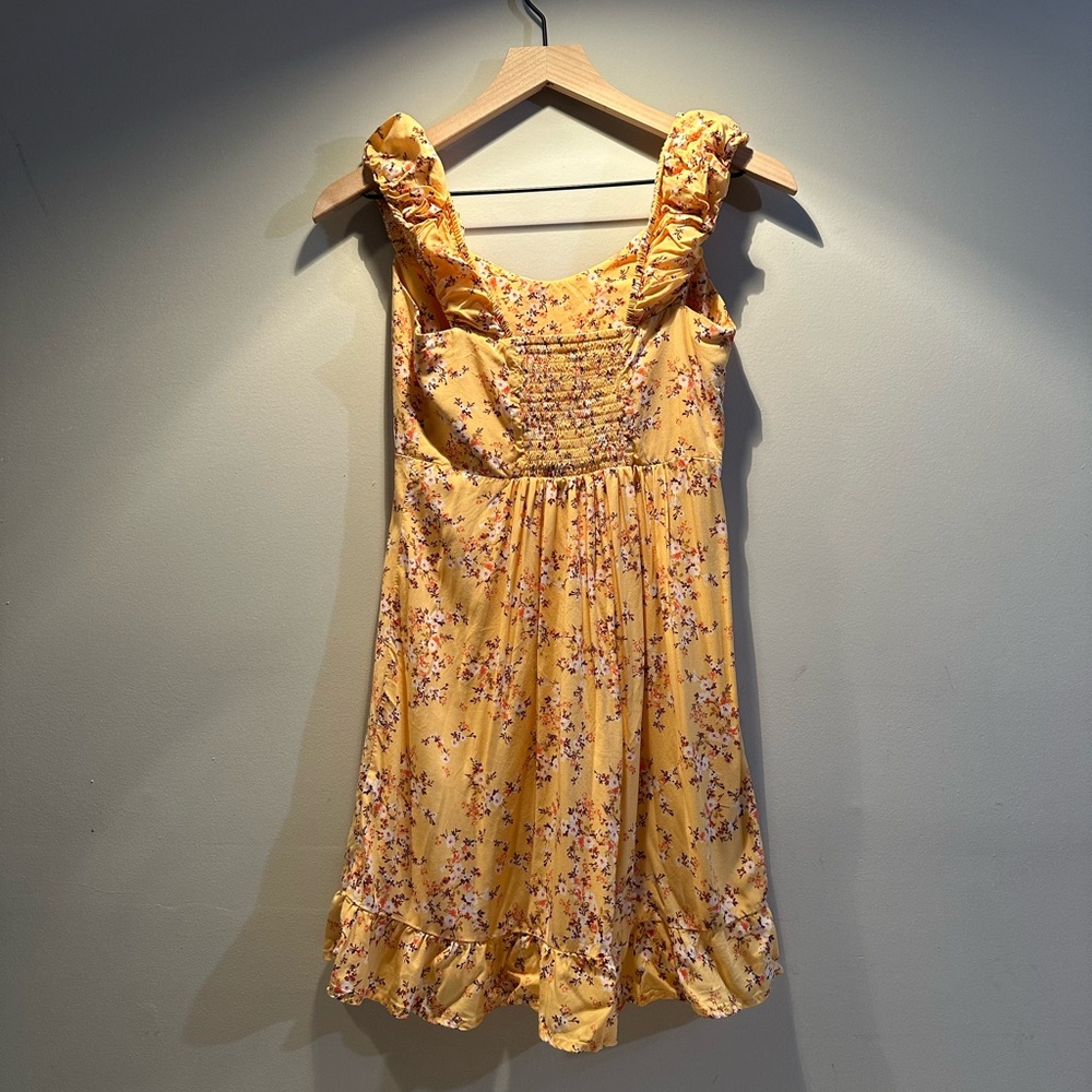 Old Navy Floral Yellow Sundress